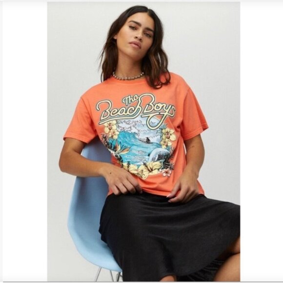 Daydreamer‎ The Beach Boys Surfs Up Oversized Graphic Tee Size 1X - Picture 1 of 6